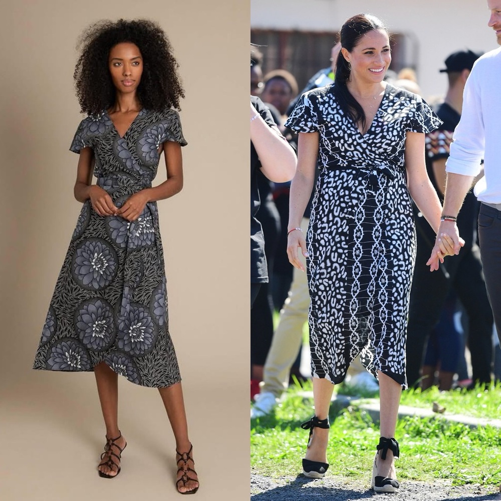 Mayamiko Dalitso wrap dress ASO Meghan Markle